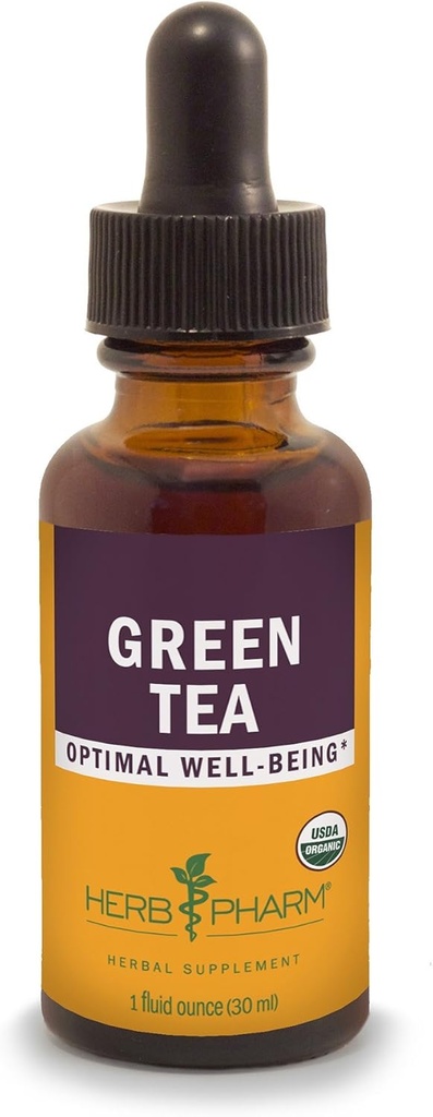 Βότανο Pharm Certified Organic Green Tea Liquid Extract - 1 ουγγιά