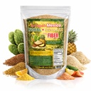 HERBALISTA La Original de Mexico Nopal + Pina Daily Fiber 16oz (454g), Plant-Based Fiber Blend with Nopal, Flaxseed, Psyllium & Fruit Powders, Easy to Mix Powder