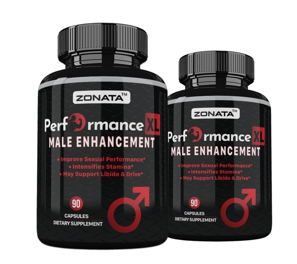(2 Pack) Performance XL Male Pills Advanced Formula*, Performance XL Dietary Supplement, 180 Capsules