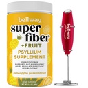 Bellway Super Fiber Powder + Fruit, Pineapple Passion Fruit Electric Frother Bundle