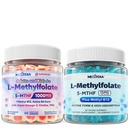 Nextdia MethylFolate 15mg, L-Methylfolate 1000 mcg + Methyl B12 Gummies, 3Pack