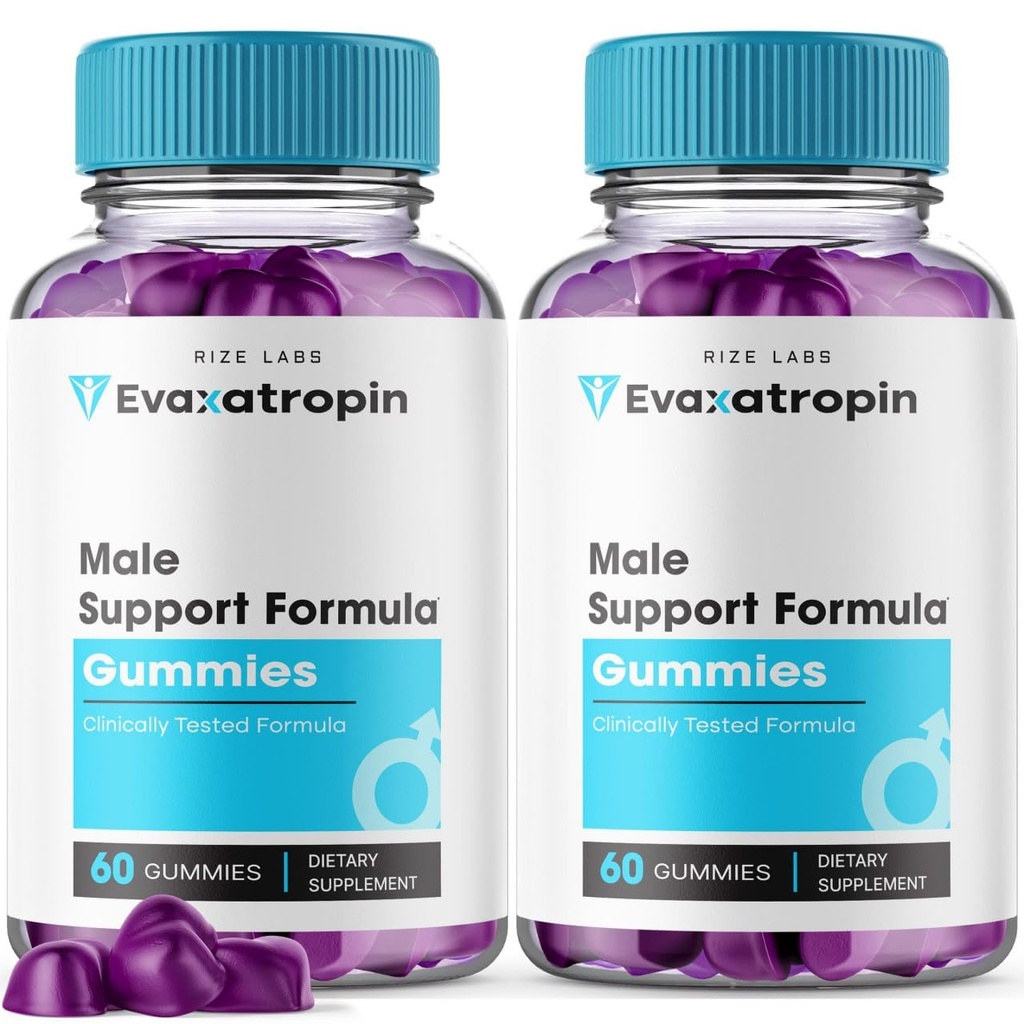 rize labs (2 Pack) Evaxatropin Gummies for Men, Evoxatropin G Performance Gumies Reviews, Evaxatropin Gummy, EvaxatropinMale Support, Health Supplement Gomitas for Stamina and Energy (120 Gummies)