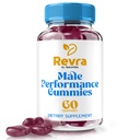 Revra Performance Gummies – Premium Energy Support to Fuel the Body | Natural Formula for Stamina, Circulation & Balance | Great-Tasting Easy-to-Chew Gummy, Non-Habit Forming (60 Gummies)