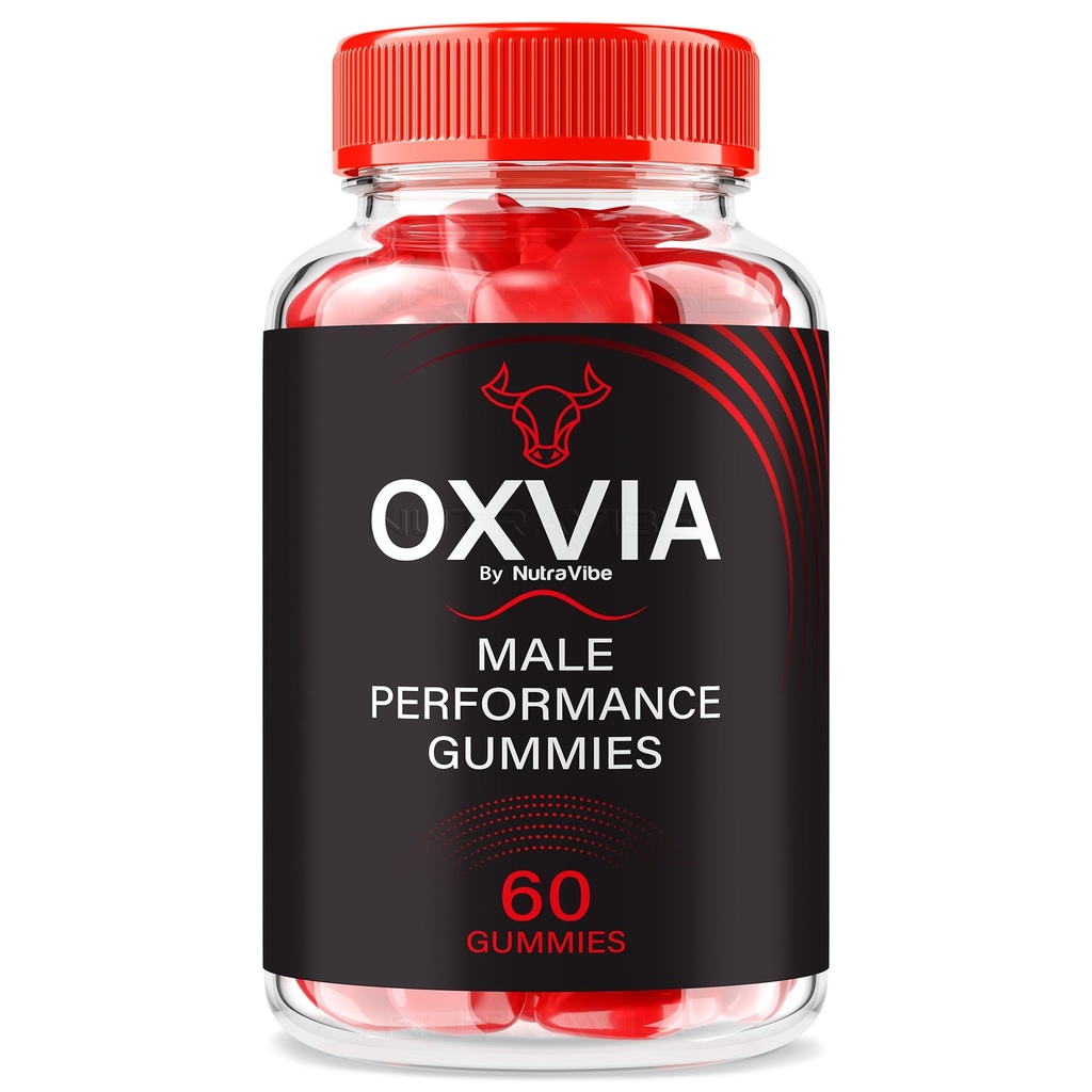 Oxvia Male Performance Gummies – Original Formula with Premium Ingredients to Support Natural Energy, Stamina & Drive for Active Body | Delicious, Easy to-Chew Gummys, Reviews (60 Gummies)