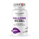 "N/A" HallGink Biloba - Ginko Biloba 24% Capsules 120 mg, 60 Count, Brain Function & Circulation Support, Cognitive Support Supplement, Memory, Focus & Mental Clarity, Non-GMO, Gluten-Free