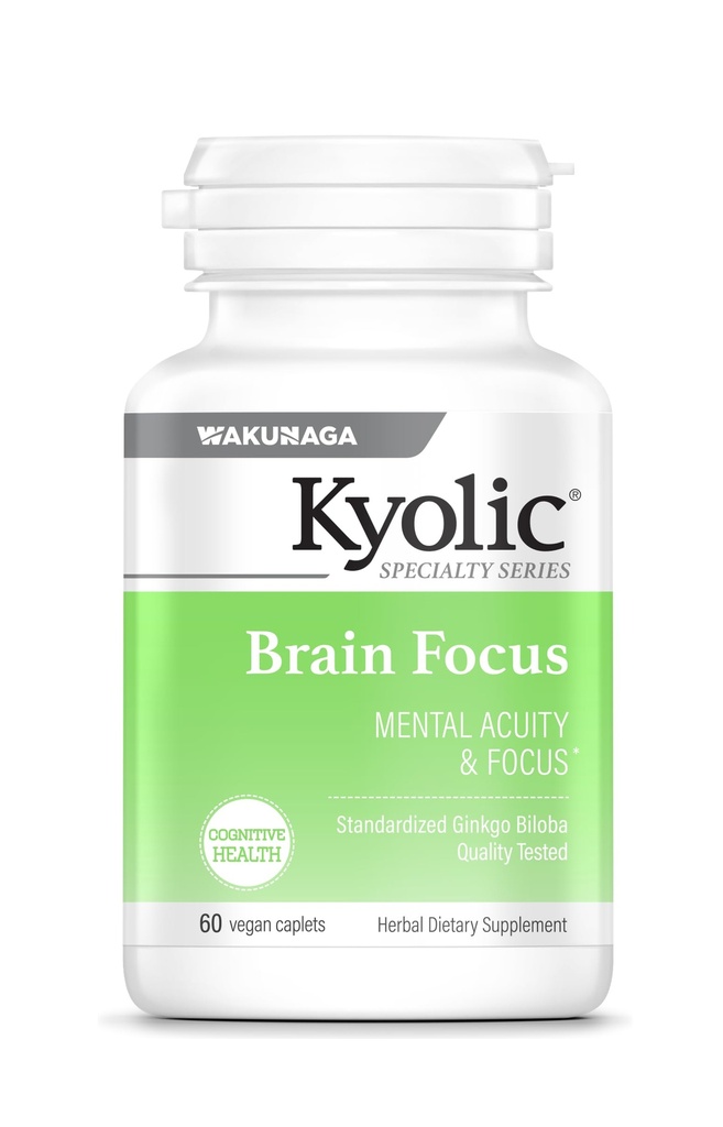 Kyolic Specialty Series Brain Memory, for Mental Acuity & Focus*, 90 Capsules