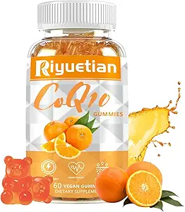 COQ10 Gummies - CoQ10 500mg + Omega-3 EPA/DHA + Γλυκινικό μαγνήσιο + Κιτρικό ψευδάργυρο, για την υποστήριξη της υγείας της καρδιάς, την παραγωγή ενέργειας, το ανοσοποιητικό σύστημα και την απορρόφηση ορυκτών, 30 υπηρεσίες