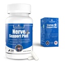 Nerve Support Plus, Nerve Supplement Alpha-Lipoic, AcidTurmeric Extract, B12, Vitamins and Herbal Blend for Fortify Nerve Health, 120 Capsules