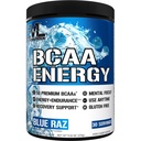 EVL BCAAs Αμινοξέα σε σκόνη - BCAA Ενέργεια προ προπόνησης σε σκόνη για την αποκατάσταση μυών Lean ανάπτυξη και αντοχή - Επανυδάτωση μετά την αποκατάσταση προπόνησης ποτό με φυσική καφεΐνη - μπλε Raz