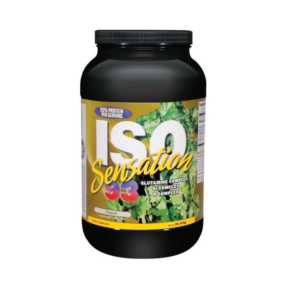 Ultimate Nutrition Iso Sensation 93 with Glutamine Complex Low Carb Whey Protein Isolate Powder – 30 γραμμάρια πρωτεΐνης, χωρίς λιπαρά, Keto Friendly, Natural, 2 Λίρες