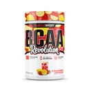 Musclesport BCAA Revolution Amino Acid Powder Supplement for Men & Women - Intra Trainout Training Complex - Recovery Supplemen (Λεμονάδα Strawberry, 30 Services)