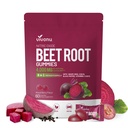 VivoNu Beet Root Gummies 8-in-1 Premium Energy Supplement with CoQ10, Beetroot Extract, Grape Seed Extract, Black Pepper Extract, Vitamins C & B12, L-Arginine & L-Citrulline