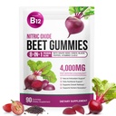 Beet Root Gummies, Beetroot Gummies with Grape Seed Extract & CoQ10, Sugar-Free, 90 Chews