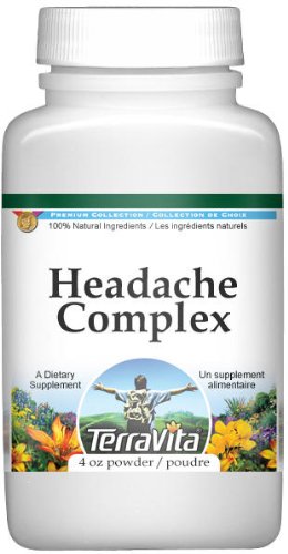 Headache Complex Powder - Feverfew and White Willow Bark (4 oz, ZIN: 512935)
