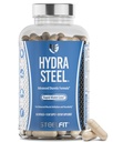 SteelFit Hydra Steel, Diuretic Water Pills Supplement with Dandelion & Added Electrolytes - Boost Water Weight Loss for Enhanced Muscle Definition - Water Retention & Bloat Relief - 80 Count