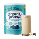 Four Sigmatic Organic Vegan Protein Powder | 18g Plant-Based Protein per Serving | Gluten Free, Dairy Free, Soy Free, Non-GMO with No Filler Ingredients | 21.16oz, 15 Servings | Vanilla