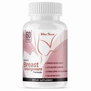 Breast Enhancement Capsule, Natural Herbal Estrogen Pills, Relieve PMS and Menopausal Discomfort, 60 Count