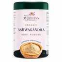 100% Organic Ashwagandha Powder, Ayurvedic Blend for Stress Relief, Energy and Hormone Balance, Supports Digestion, Vitality and Cortisol Care - 8oz Tin Box