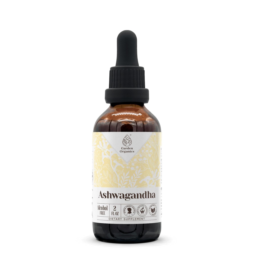Ashwagandha Alcohol-Free Natural Tincture Extract, Immune System Booster, Liquid Drops Made from 100% Ashwagandha (Withania somnifera) Dried Root (2 fl oz)