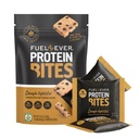 Fuel 4 Ever Protein Bites Chocolate Chip Cookie Dough | 8 G Protein Each | Certified Organic | 10 Individually Wrapped Bites