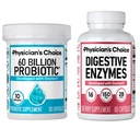 ΕΠΙΛΟΓΗ Ιατρού - Optimal Gut Health Bundle: 60 δισεκατομμύρια προβιοτικά + Digestive Ένζυμα για Digestive Άνεση και Ανοσολογική Υποστήριξη