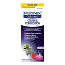 Mucinex Children’s Cough & Congestion, Multi-Symptom Relief, Cough Suppressant, Expectorant, Nasal Decongestant, Very Berry Flavor, 6.8 FL OZ
