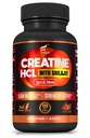 Creatine HCL with Shilajit - Workout Supplement for Men & Women, Muscle Builder, Endurance, Strength, Superior to Monohydrate: Instantized for Max Absorption, No Load, No Bloat - 120 Vegan Caps