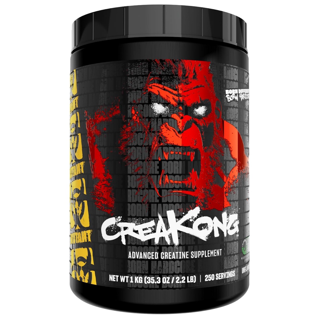 Mutant CREAKONG – Advanced Creatine Supplement with Triple Creatine Blend for Muscle Strength, Size & Performance – Unflavoured, Banned Substance Tested– 2.2 lbs