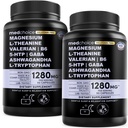 12-in-1 Sleep Support Capsules - Melatonin-Free, Non-Habit Forming Sleep Supplement with a Balanced Blend of Magnesium, Ashwagandha, L-Tryptophan, Valerian Root, GABA, 5-HTP (90 Capsules, Pack of 2)
