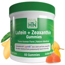 Health Thru Nutrition Lutein + Zeaxanthin Gummies | Trans-Isomer Form | 20mg Lutein & 4mg Zeaxanthin Trans-isomers | Golden Mango Flavor | Eye Support | Non-GMO, Vegan| 60 Gummies