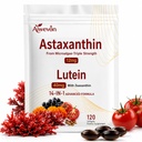 14-in-1 Astaxanthin 12mg with Lutein 40mg & Zeaxanthin Softgels, Eye Support & Antioxidant Supplement, Microalgae Astaxanthin with Vitamins for Vision, Skin, and Daily Wellness, Non-GMO, 120 Softgels