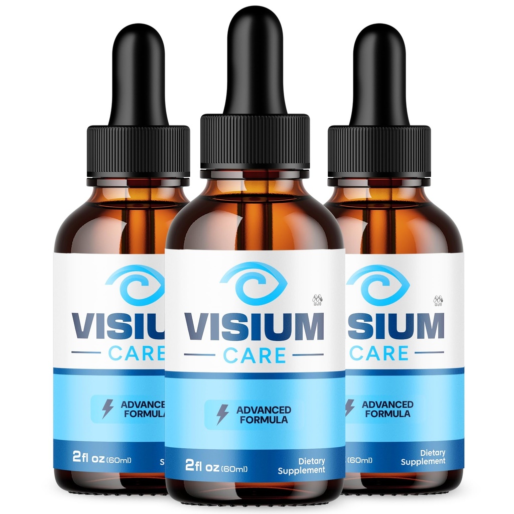 (3 Pack) Visium Care Drops , Official VisiumCare Drops with All Natural Ingredients , Overall Health and Wellness Vitamin Formula Maximum Strength Active Lifestyle Multivitamins Support (90 Servings)