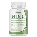 14 in 1 Advanced Eye Formula - Eye Vitamins & Minerals Supplement with Lutein, Zeaxanthin, Astaxanthin, Bilberry, Zinc, 14-in-1 Formula for Eye Health Support - 60 Capsules (1)