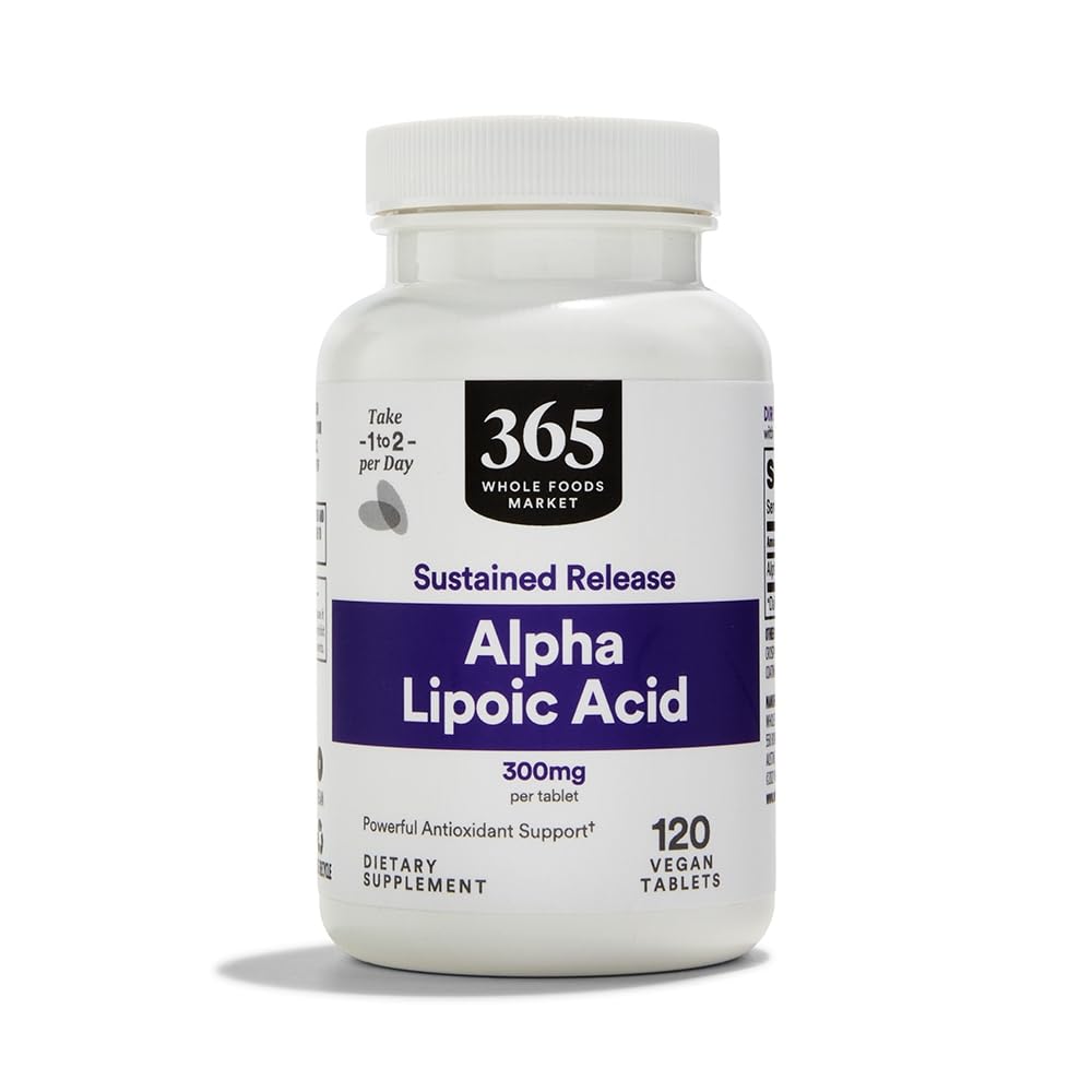 365 by Whole Foods Market, Alpha Lipoic Acid 300mg – Sustained Release, 120 Count