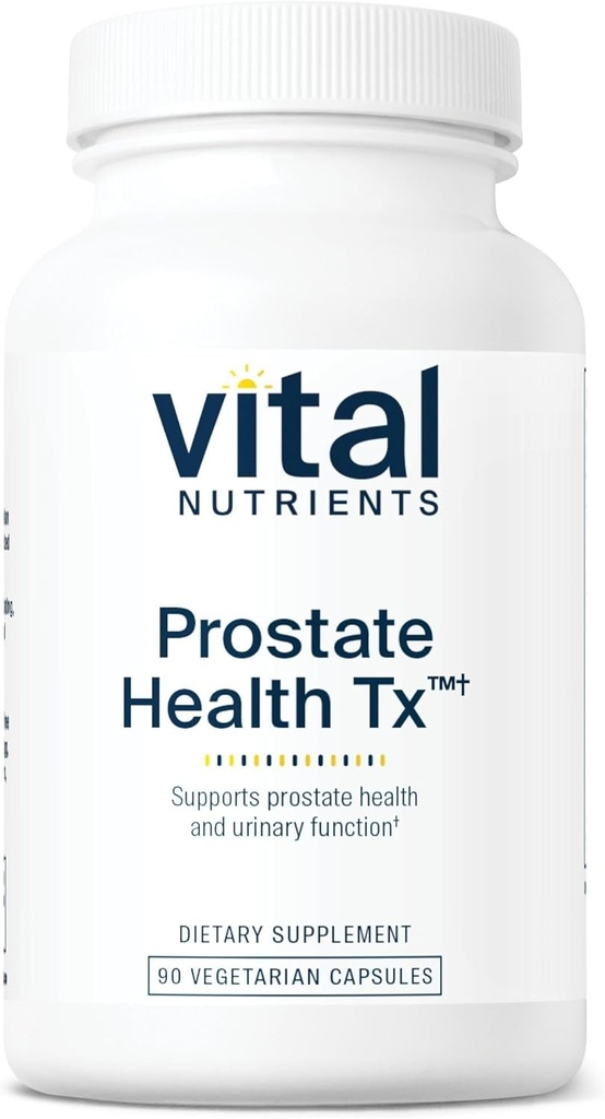Vital Nutrients - Prostate Health Tx - Αποδεικτικά Βασισμένη υποστήριξη Prostate - 90 κάψουλες χορτοφάγων ανά φιάλη