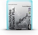 PowderVitamin Electrolytes Powder Plus (50 Servings) Unflavored Electrolyte Powder Keto, Sugar Free, Pink Himalayan Salt.,1000mg Potassium,150mg Calcium,150mg Magnesium, NO Stevia