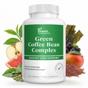 Green Coffee Bean Extract 350 mg – Weight Loss Support, Metabolism & Energy Booster with Green Tea, Apple Cider Vinegar, Grapefruit, Kelp & Acai – Fat Burning Formula, Non-GMO, 60 Capsules