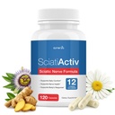Advanced Sciatic Nerve Support Relief: Sciati Alpha Lipoic Acid, Vitamin B Complex - Sciatica Dietary Supplement - 120 Ease to take Capsules