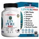 Liv Pure Max Extra Strength Liver Support Supplement, 60 Veggie Capsules, with Milk Thistle and Natural Ingredients (1)