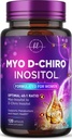 Myo-Inositol & D-Chiro Inositol Supplement 2000mg - Myoinositol with Ideal 40:1 Ratio - Fertility Supplements for Women for Ovarian Health & Hormone Balance Support, Bottled in the USA - 120 Capsules