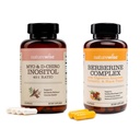 NatureWise Myo-Inositol & D-Chiro Inositol Fertility Supplements for Women - 40:1 Ratio [30-Day Supply] + Berberine 1000mg - Berberine Phytosome + HCI + Turmeric & Digestive Enzymes - [30 Day Supply]
