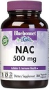 Bluebonnet NAC 500 mg Βιταμίνη Κάψουλες, 30 Count