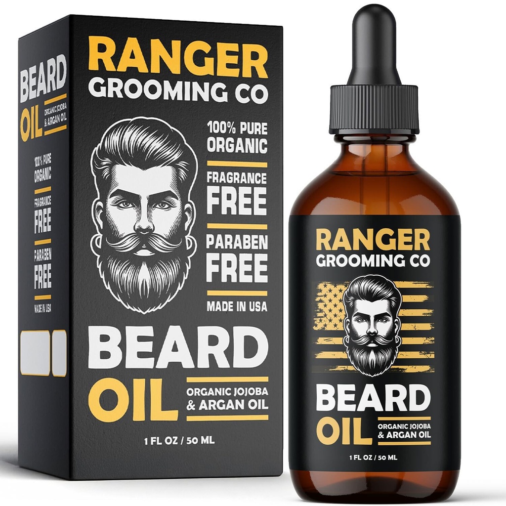 Leven Rose Beard Oil for Men and Beard Softener 100% καθαρό φυσικό για τους γεννημένους άνδρες, μουστάκια, και Moisturized Skin 1 oz από Ranger Grooming Co