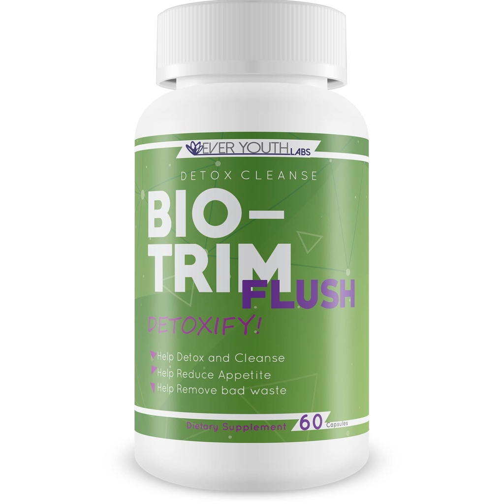 Bio Trim Flush - Our Best Colon Cleanse Detox - Gut Colon Cleanse w/Probiotics - Natural Colon Cleansing Supplement - Keto Colon Detox Pills