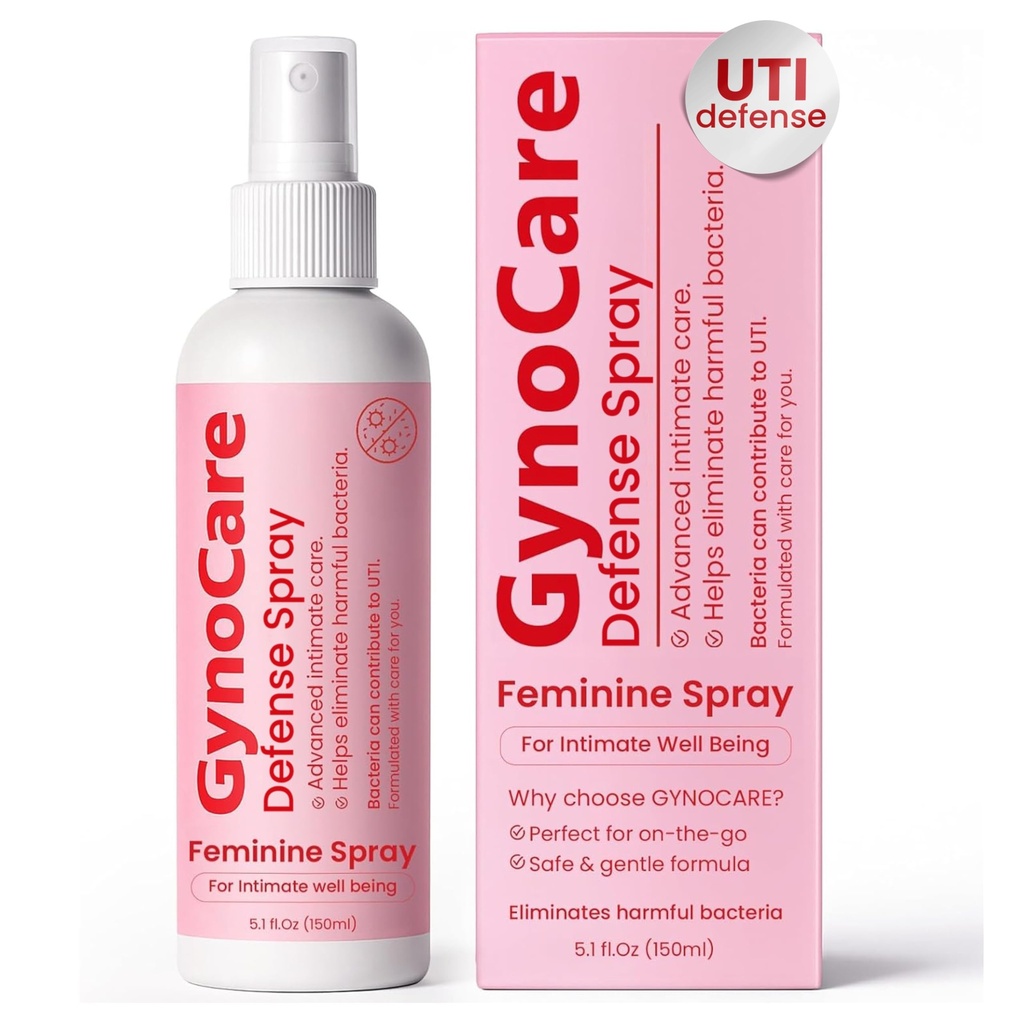 Feminine Spray | UTI Defense Spray | Daily Feminine Hygiene | Helps Eliminate Harmful Bacteria | Intimate Odor Control | Gentle, Safe & Travel-Friendly | 5.1 fl oz