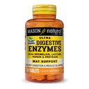 MASON NATURAL Plant Based Ultra Digestive Enzymes with Bromelain, Lactase, Papain & Protease - Υποστηρίζει Υγιεινή Πήξη & Μπορεί να Μειώσει την Ανέλκυση, 60 Κάψουλες