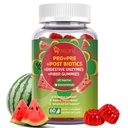 Migcopat Pre Post Probiotics Gummies, Probiotic Prebiotic Postbiotic Digestive Enzymes with Fiber, 120 Billion CFU Probiotics - Digestive Health, Sugar Free, Vegan, Watermelon, 60 Gummies