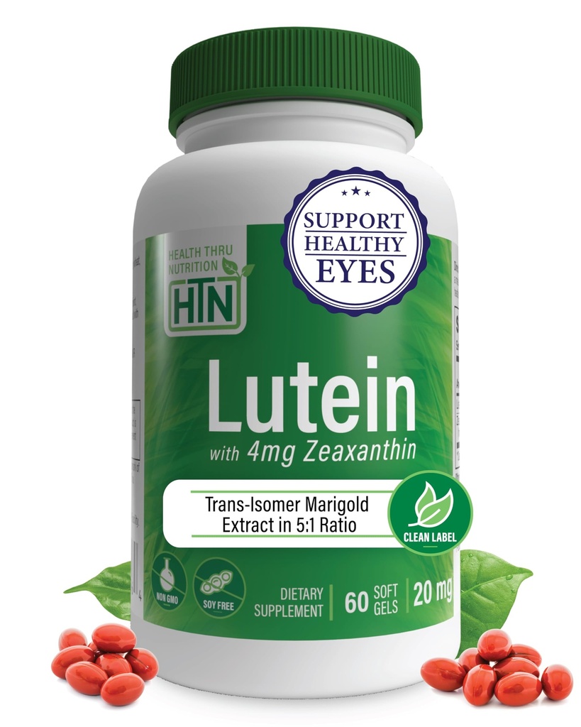 Lutein 20mg με Zeaxanthin 4mg 60 Softgels 
