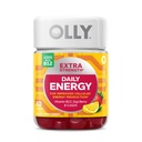 OLLY Ultra Strength Hair, Extra Strength Daily Energy, Biotin, Κερατίνη, Βιταμίνη B12, CoQ10, Goji Berry Gummy Supplement Bundle - 30 Count, 60 Count