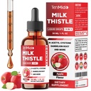 9in1 Milk Thistle Liquid Drops with N-Acetyl-Cysteine, Dandelion, Artichoke, Beet Root, Schisandra Berry, Turmeric, Ginger and Rosemary - 30 Days Supply - 1 Fl Oz